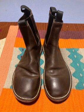 davinci boots-barefoot/zero drop-chelsea style-leather BRAND NEW